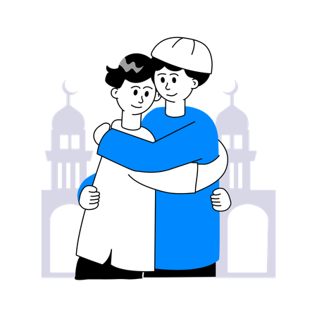 Eid greetings  Illustration