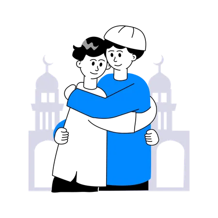 Eid greetings  Illustration