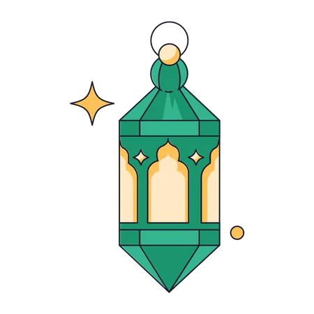 Eid Lantern Illustration