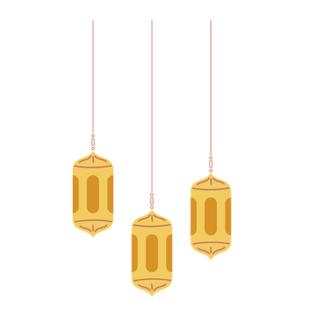 Eid lantern Illustration