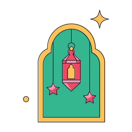 Eid Lantern  Illustration