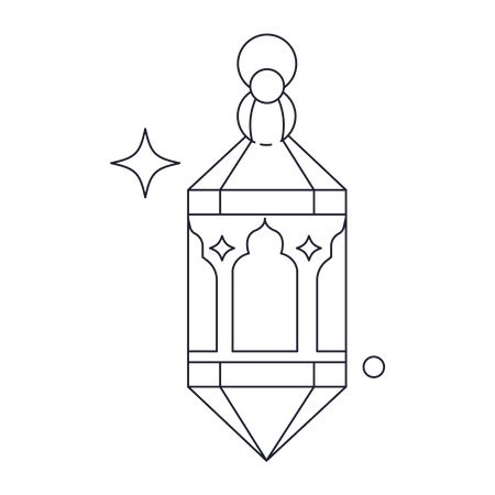 Eid Lantern  Illustration