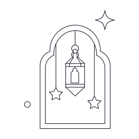 Eid Lantern  Illustration