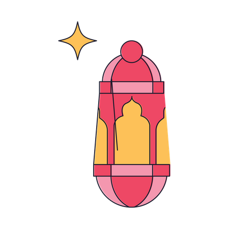 Eid Lantern  Illustration