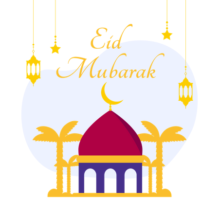 Aïd Moubarak  Illustration