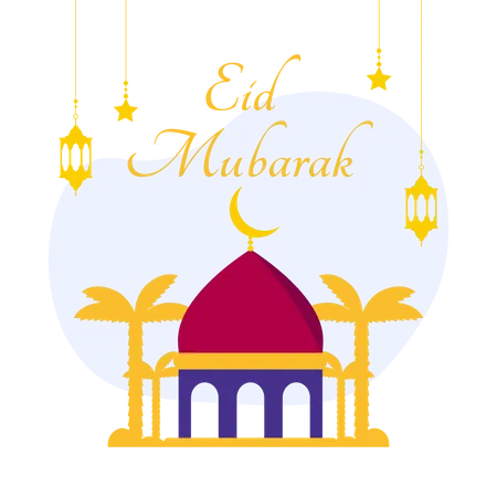 Aïd Moubarak  Illustration