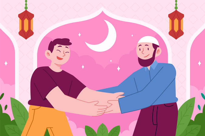 Eid Mubarak Illustration