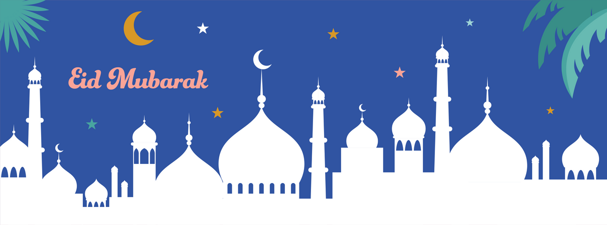 Eid Mubarak  Ilustración