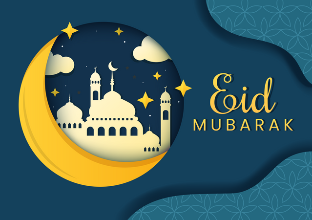 Eid Mubarak  Ilustración