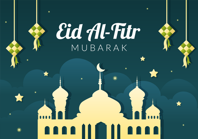 Eid Mubarak  Ilustración