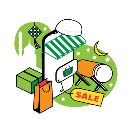 Eid sale  Illustration