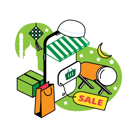 Eid sale  Illustration