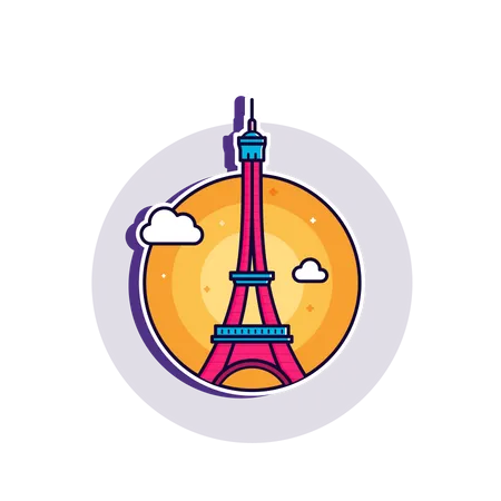 Eiffel tower  Illustration