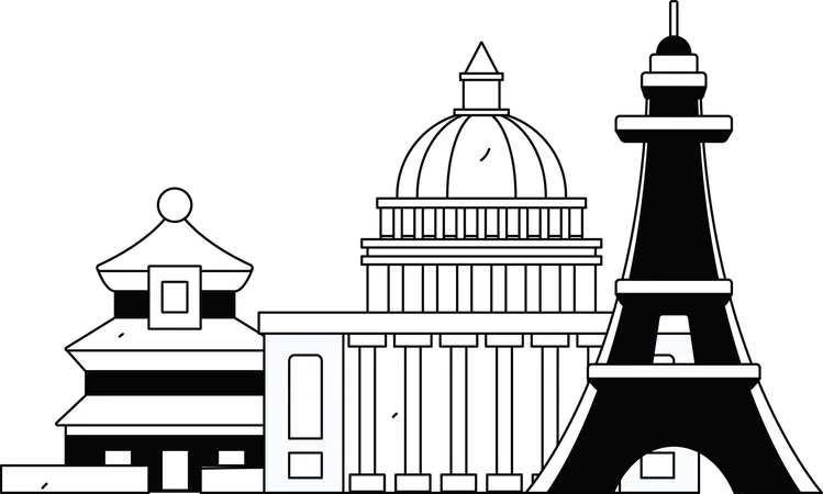 Eiffelturm  Illustration