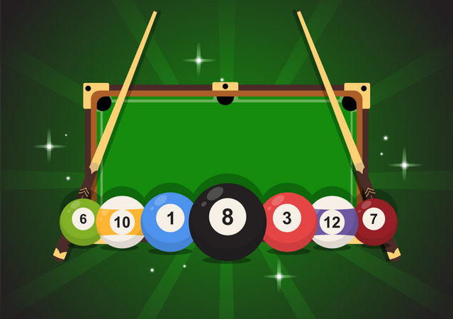 Eight Ball Pool  Illustration