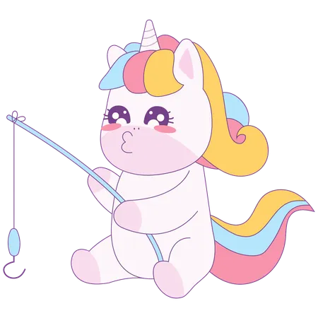 Einhornfischen  Illustration