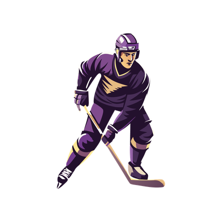 Eishockey  Illustration