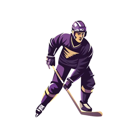 Eishockey  Illustration