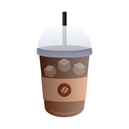 Eis Kaffee  Illustration