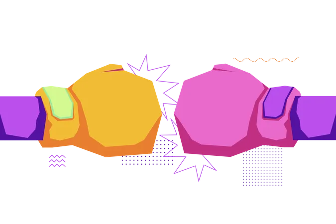 Ejercicio de boxeo  Ilustración