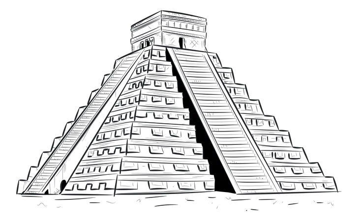 El Castillo  Illustration