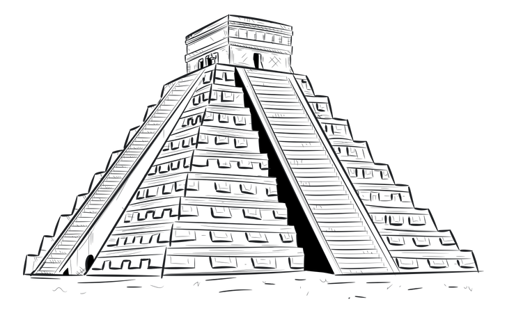 El Castillo  Illustration