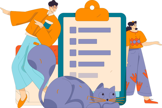 El equipo responde al formulario comercial.  Ilustración