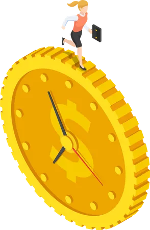 El tiempo es dinero  Ilustración
