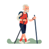 illustration elderly man