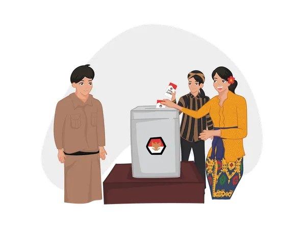 Elecciones generales indonesias  Ilustración