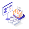 standing in election illustration