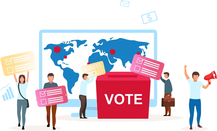 Election campaign  Illustration