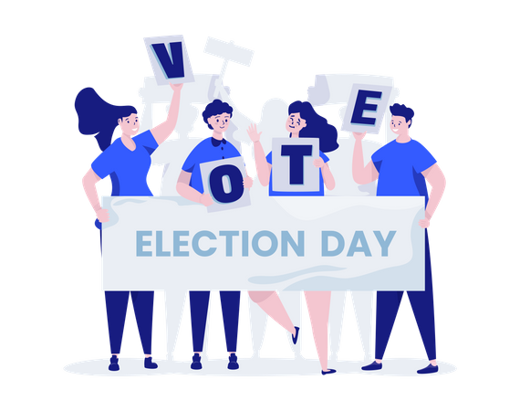 Election day Illustration