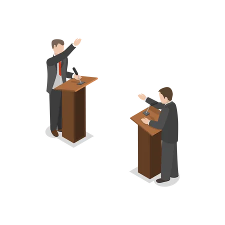 Election debates Illustration