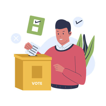 Election vote  イラスト