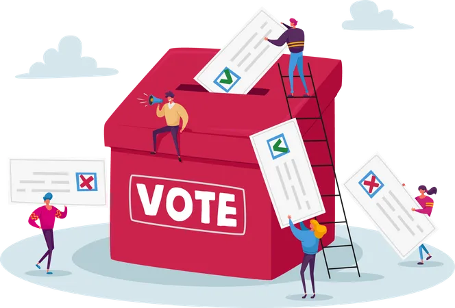 Election voting  Illustration