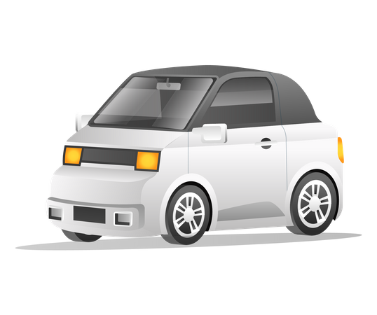Electric car  Illustration