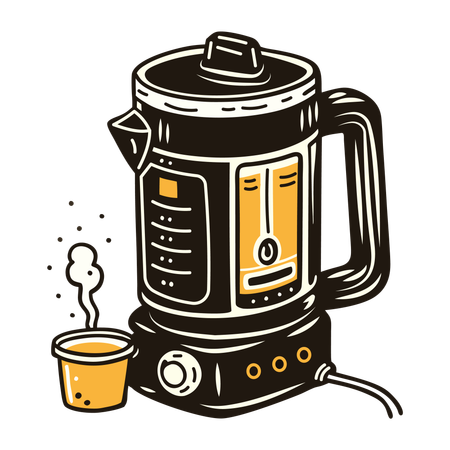 Electric Kettle  Illustration