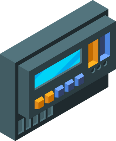 Electric meter  Illustration