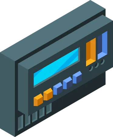 Electric meter  Illustration