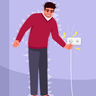 electric shock illustration free download