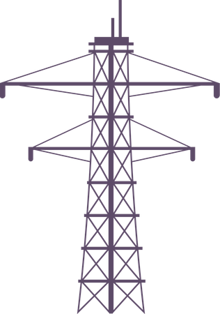 Electric tower Illustration
