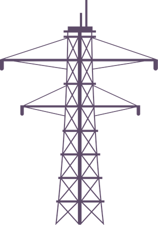 Electric tower  Illustration