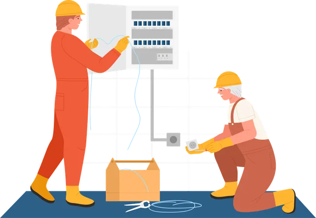 Electrical Maintenance  Illustration