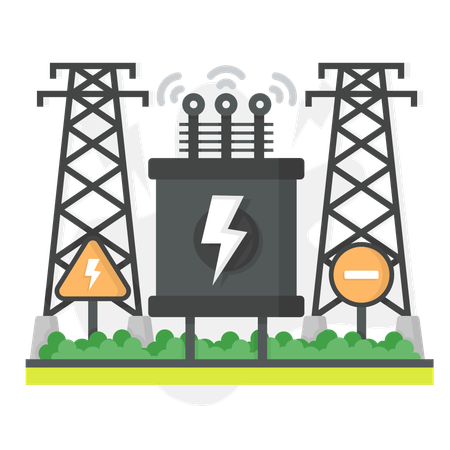 Electrical Transformer  Illustration