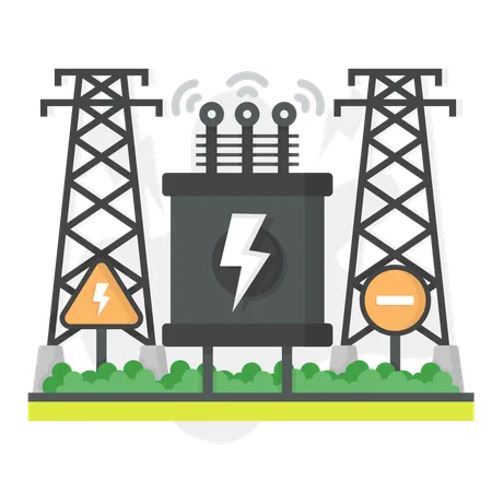 Electrical Transformer  Illustration