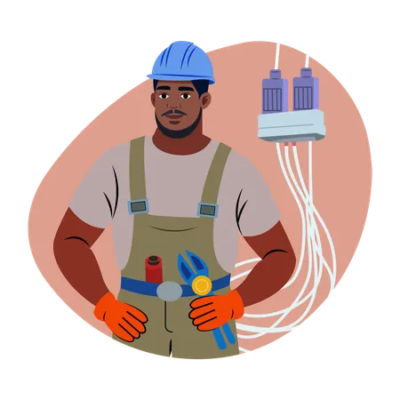 Electrician  Illustration