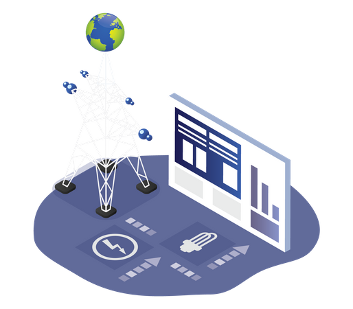 Electricity Supply management  Illustration