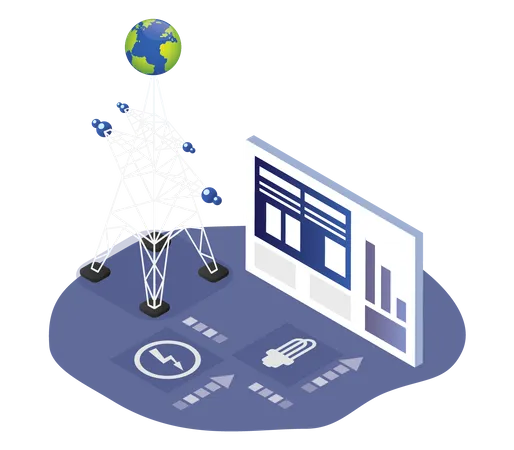 Electricity Supply management  Illustration