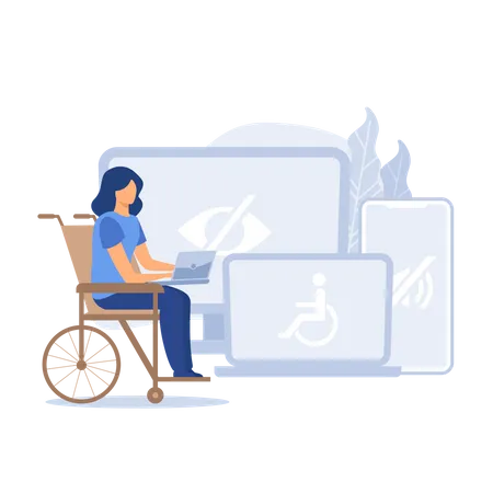 Electronic accessibility  Illustration